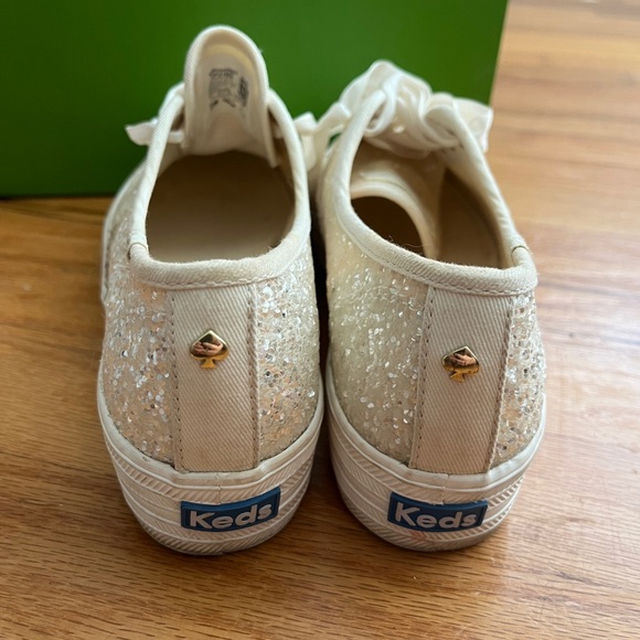 Glitter Cream Keds Kate Spade 7 - Picture 2 of 4